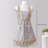 JINGRUIXIANG Women's Princess Kitchen Apron