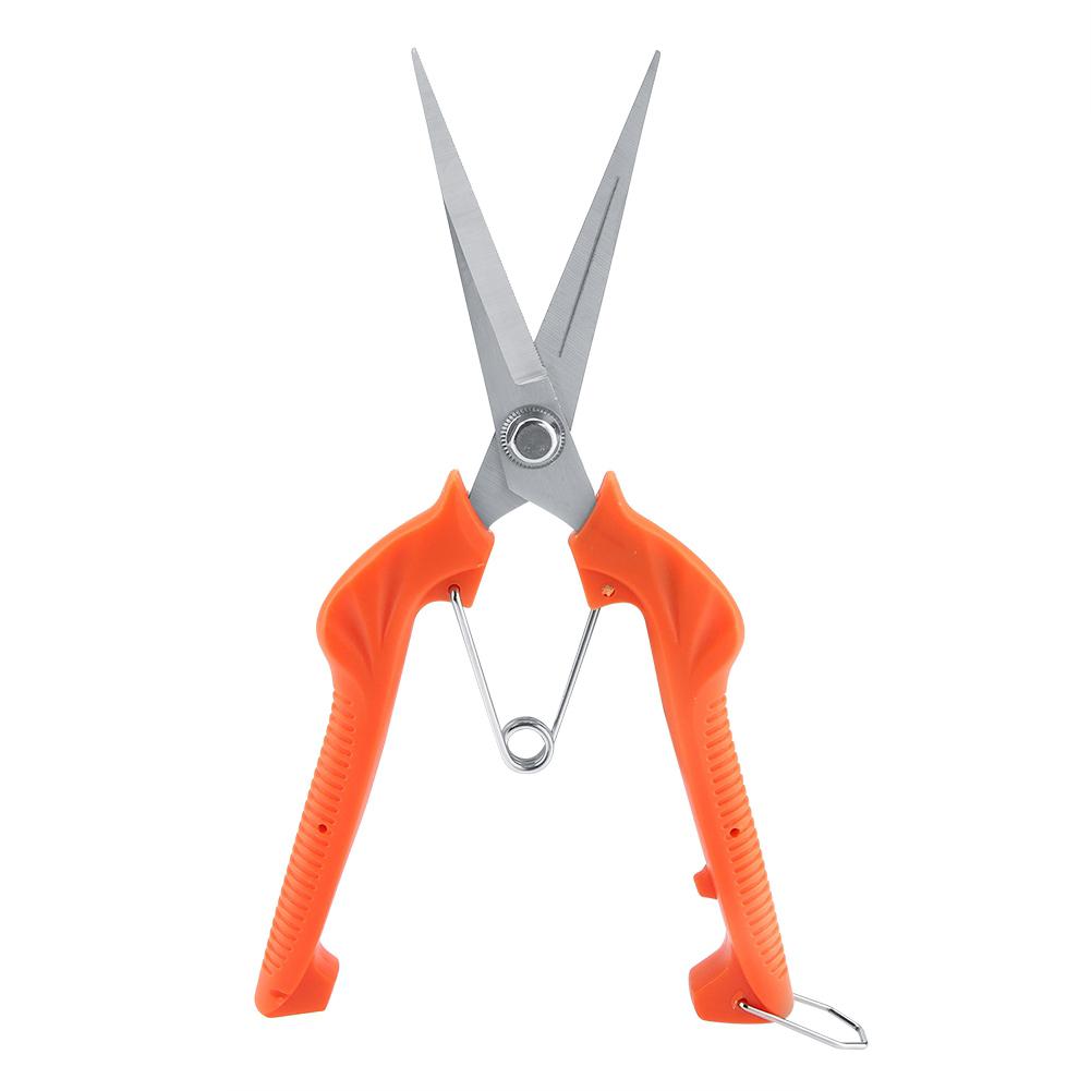 Orange Sturdy Fruit Tree Bonsai Gardening Pruning Shear Lengthened Garden Scissors
