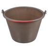 Reinforced Thickened Plastic Bucket Portable Concrete Cement Sand Bucket Handle Design for Construction Portable Sand Bucket,