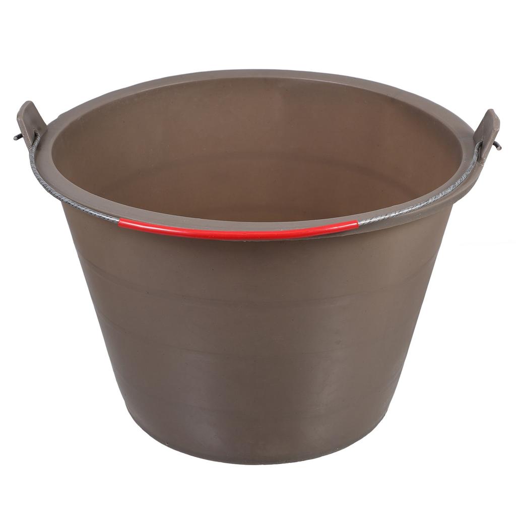 Reinforced Thickened Plastic Bucket Portable Concrete Cement Sand Bucket Handle Design for Construction Portable Sand Bucket,