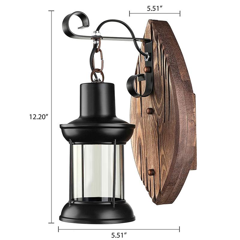 

Деревянные настенные светильники для гостиной, деревянные светодиодные бра, кафе, бар, спальня, прикроватные светильники в индустриальном стиле, украшения для дома, настенные светильники No light bulb