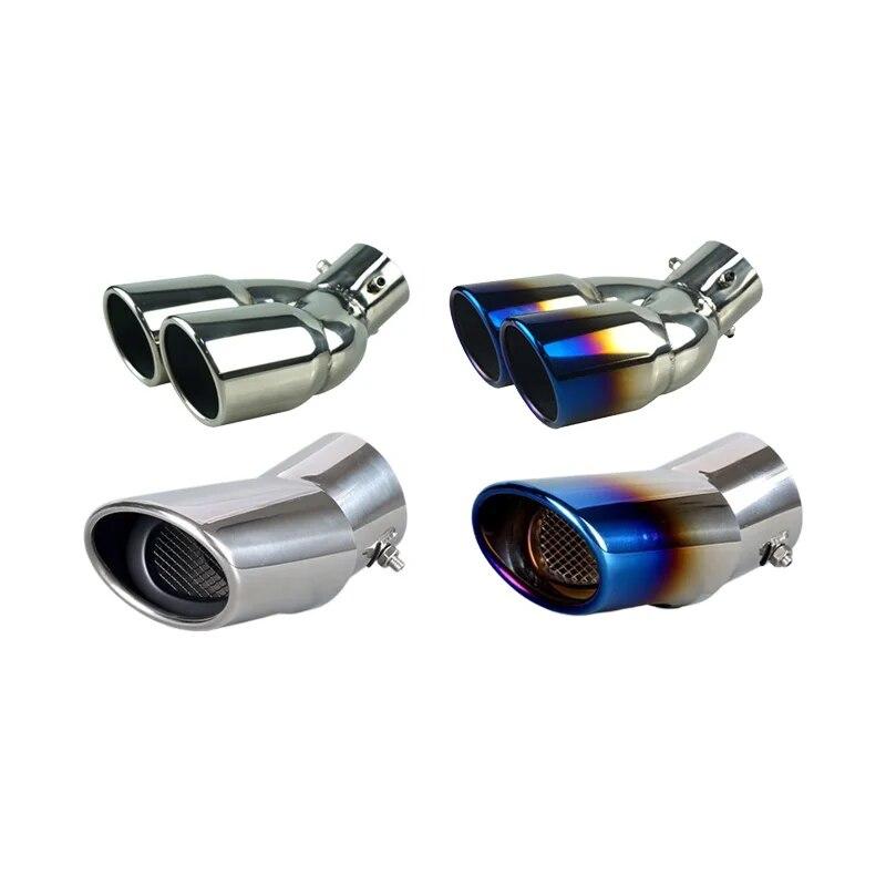 Stainless Steel Exhaust Pipe Muffler Tailpipe Muffler Tip For Lexus UX 200H 250H 260H 2019-2023 Car Rear Tail Throat Accessories