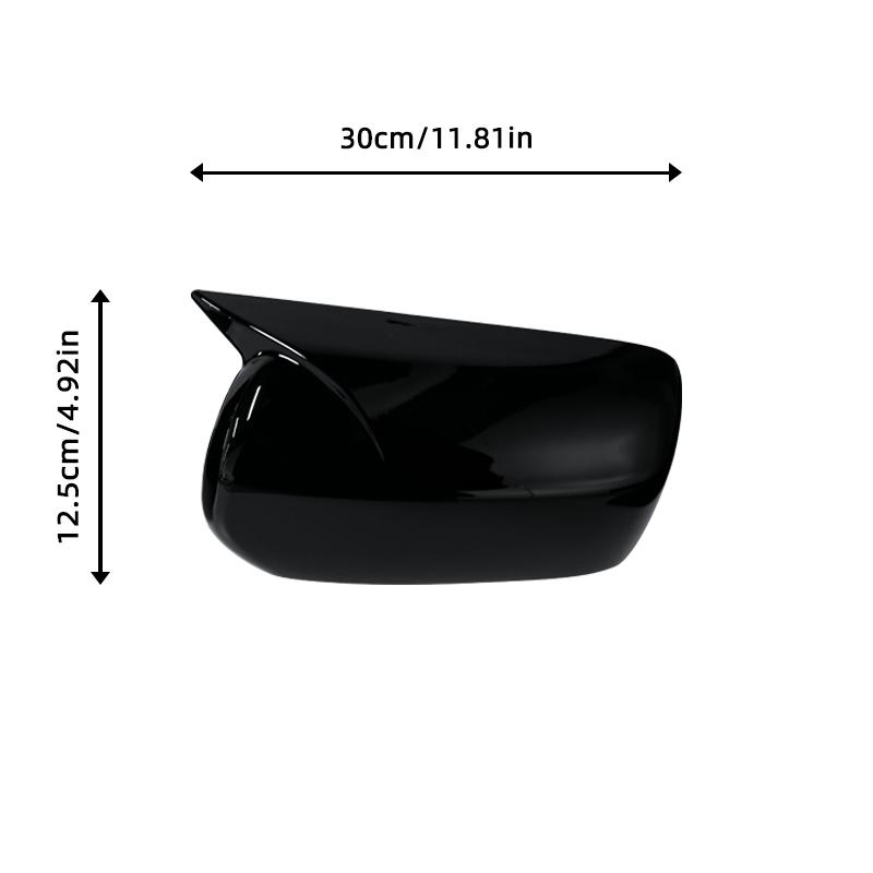 2PCS Glossy Black Car Side Rearview Mirror Cover Caps Shell For Subaru Impreza WRX STI 2004-2007