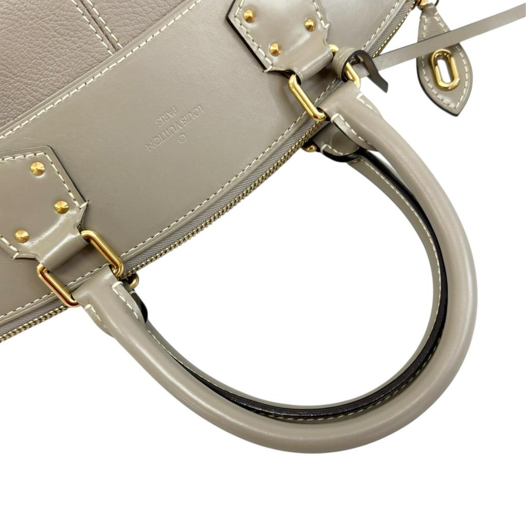 Louis Vuitton Lockit PM M91790 Handbag Gray Women Suhari Used