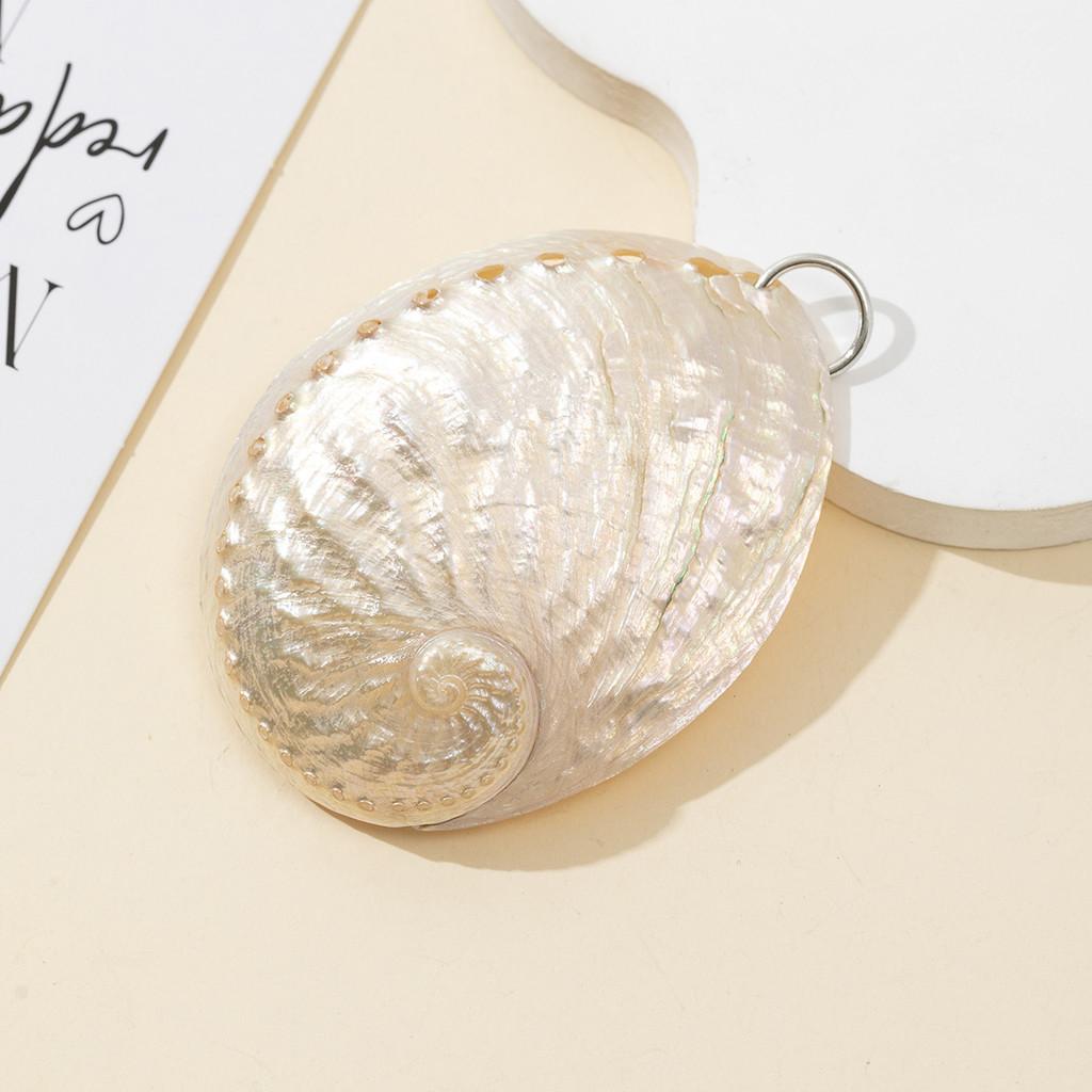 Shell Pendant Necklace With Natural Shell Material For Jewelry Making