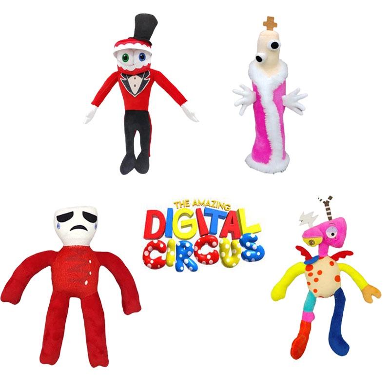 Der Erstaunliche Digitale Zirkus Plüschtier Niedliche Clownpuppe Kurzer Plüschstoff Pp-Baumwollfüllung 23-30cm