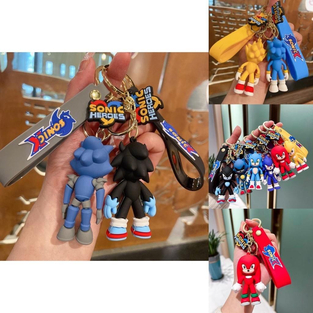 Sonic The Hedgehog Keyring Cute Cartoon Pendant Bag Charm For Anime Fans