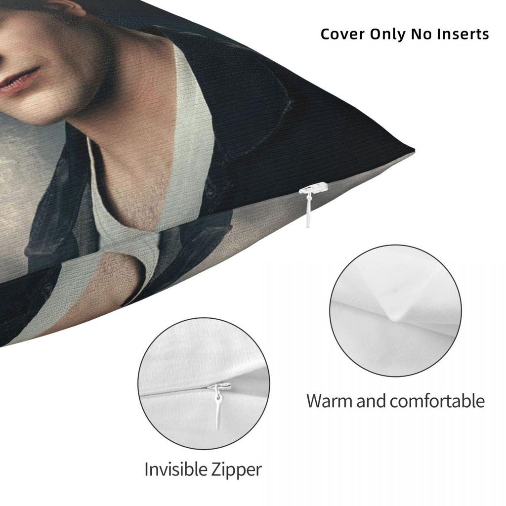 Movie The Twilight Saga Square Pillowcase Cushion Cover Pillow Case Throw Pillow Cover for Home Sofa Living Room