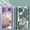 Phone Cover Case for Samsung Galaxy A03 A20s A04 A06 A50 A56 A05 A53 A30s A71 A73 A02s One Piece Cartoon