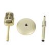 Sturdy Base Simulation Microphone Set Support Rod Mic Stand Set Fake Mic Prop Photographers