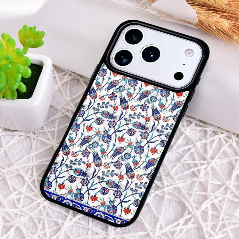 Moroccan Mosai Tile Pattern Shockproof Phone Case for iPhone 17 Air 16e 15 11 12 14 13 Pro Max Cover Coque