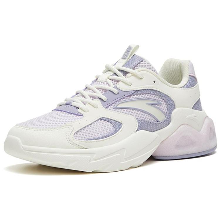 Anta Life Collection Abrasion Resistant Breathable Low top Sports Casual Shoes Women's Purple White 122328892-2