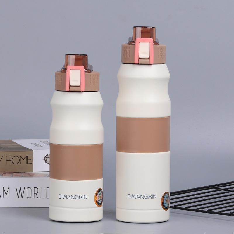Big Cap Sports Vacuum Mug Stainless Outdoor Portable Travel Thermal Flask Straight Drink Mug Durable Best Durable Useful