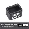Car Seat Belt Base Cover Trim Seat Safety Buckle Socket Protective For Lada Niva Vesta 4X4 Largus Priora Granta Samara Kalina