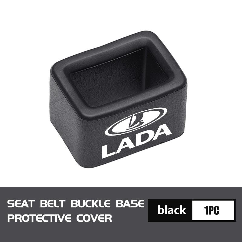Car Seat Belt Base Cover Trim Seat Safety Buckle Socket Protective For Lada Niva Vesta 4X4 Largus Priora Granta Samara Kalina