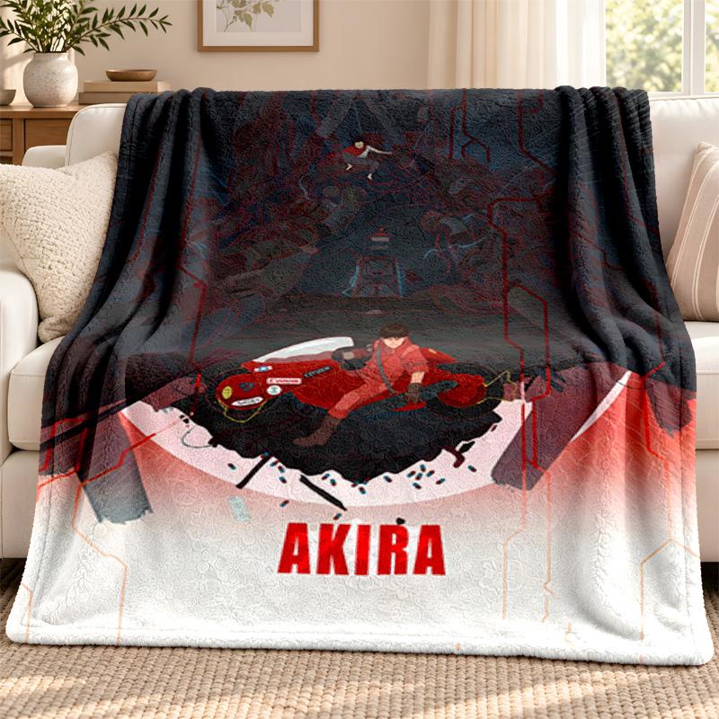 Akira Decke Flanelldecke Weiche Gemütliche Plüschdecke für Sofa Bett Leichte Heimdekoration Outdoor Camping