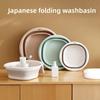 Foldable Washbasin Student Washbasin for Dormitory Portable Travel Compression Basin Household