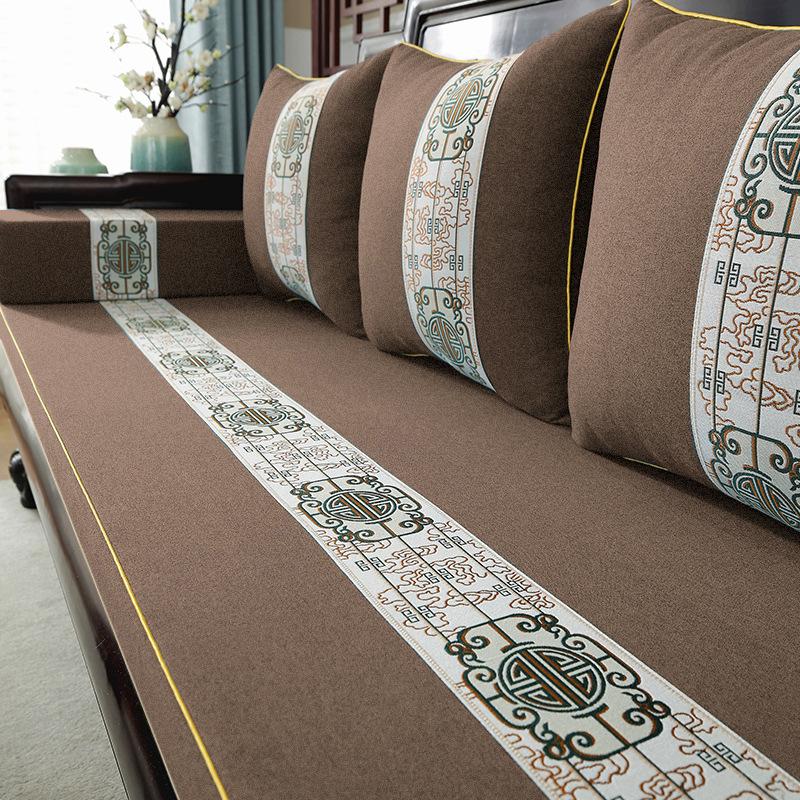 Sofakissen aus Palisanderholz, neue Möbel aus Massivholz im chinesischen Stil, rutschfest, verdicktes Sitzkissen aus hochdichtem Schwamm