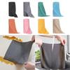 1 Roll of 20 Sheets Reusable Cleaning Wipe Washable Non-stick Microfiber Towel Multi-Functional Solid Color Rolls Dish Rags