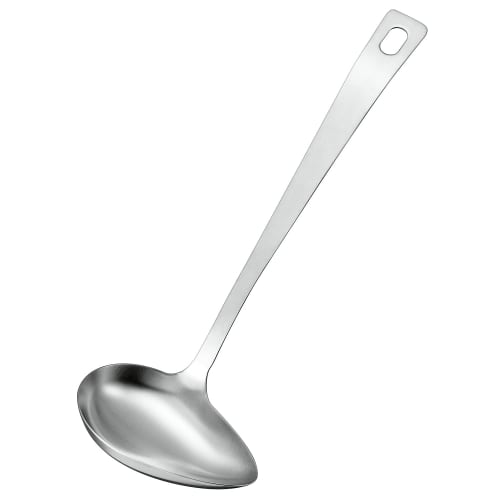 Shimomura Kougyou Japanese-Made Professional Grade Horizontal Mouth Ladle, Dishwasher Safe, PG-205