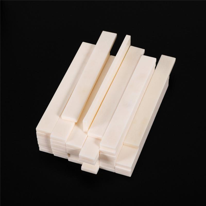 1pcs/3pcs/6pcs Blank Bone Saddle Longer For Folk/Classical Guitar Ukulele 80*3*10mm Luthier Diy