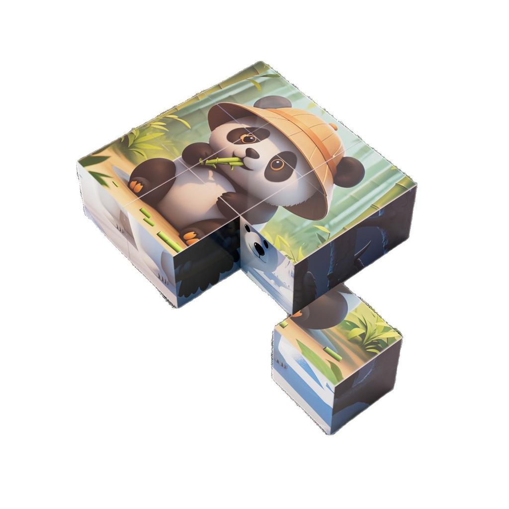 Non-Toxic 3D Magnetic Puzzle Blocks For Kids - Cartoon Dinosaurs Cars Animals Diy Magnetic Building Blocks Toys For Children Adult Toy