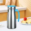 1.0L Stainless Steel Vacuum Thermal Coffee Carafe Modern Tea Kettle Cold Beverage Pitcher for Camping Office Parties Hotel Cafes
