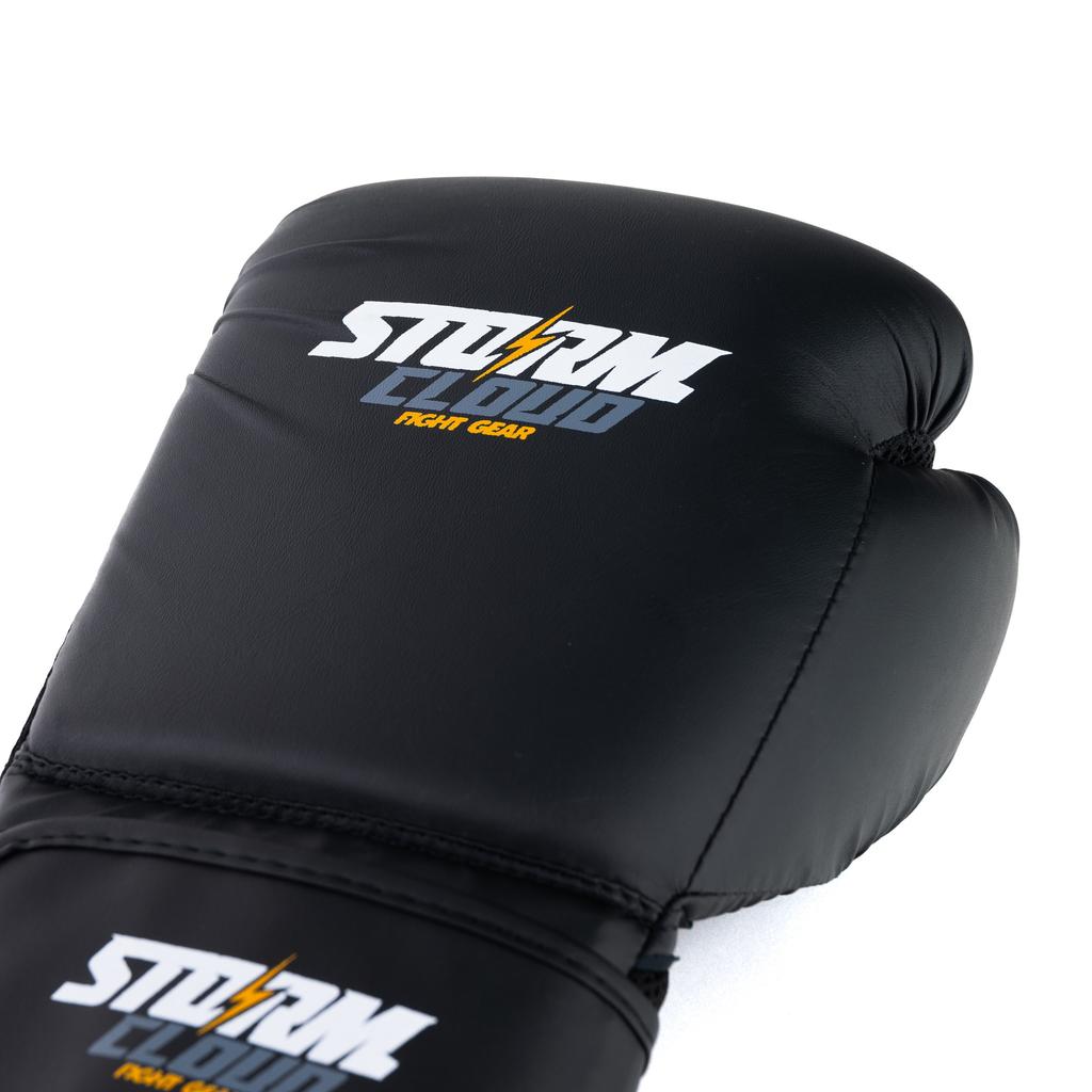 StormCloud Rookie Boxing Gloves Black/White 12oz