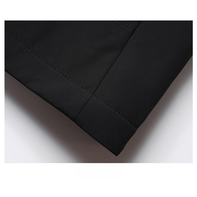 New Goose Down Down Jacket Men's Mid-length Thickened Warm Simple Casual Hooded Winter Jacket