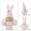 Easter LED Light Rabbit Doll Spring Easter Decorations for Car Rabbit Ornaments Kid Gift 2024 Holiday Party