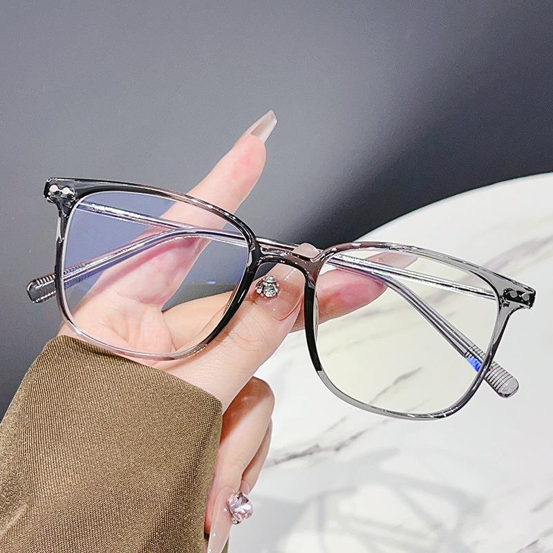 Ochelari de Miopie Anti-Lumină Albastră Bărbați Ochelari Retro Poligonali cu Ramă Metalică Ochelari cu Ramă Business Ochelari Plați