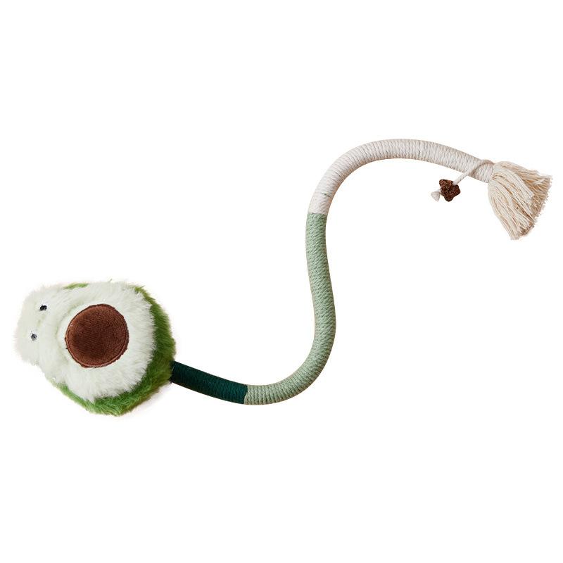 Cat and Dog Bite Rope Toy a Self Soothing Toolfor Relieving Boredomgrinding Teethenduring Bites Consuming Energyteasing Catstick