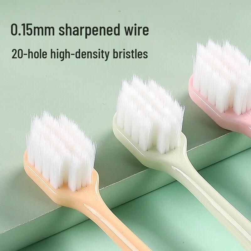 Jian Adult Ultra-Soft Bristle Toothbrush 4-Pack