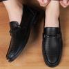 Fashion Business Male Casual Shoes  Men's Genuine Leather Loafers Slip-On Comfortable Walking Shoes for Men Office Men's Dress Footwear