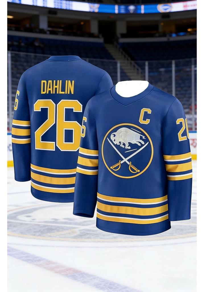Men's New Ice Hockey Game and Training Jersey, Breathable and Quick-Drying 3D Printed Long Sleeve T-Shirt for Men and Women Kids