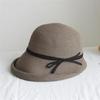 Damen Retro Faltbarer Hepburn-Stil Sonnenhut Lässiger Cooler Fischer Fischerhut Einfaches Sonnenschutz-Accessoire