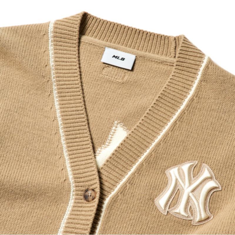 New MLB New York Yankees Sweaters Unisex Camel 3AKT00114-50SAS