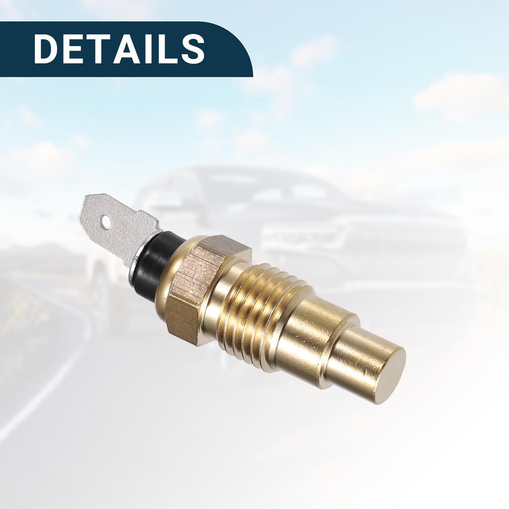 uxcell Temperature Sensor Compatible with Infiniti Compatible M30 Durable No. 25080-89903 Temperature Sensor, Gold Tone Inner