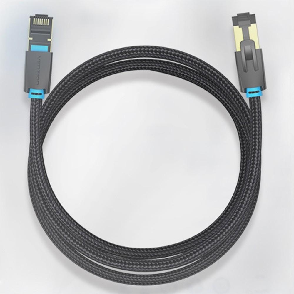 Double Shield Ethernet Extension Cord Copper Wire Cat 8 Patch Cable  Indoor&Outdoor