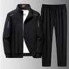 Tuta Sportiva Taglie Forti da Uomo Primavera Gioventù Tuta Sportiva Casual da Uomo Tuta da Corsa da Uomo Tuta con Pantaloni a Maniche Lunghe