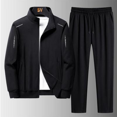 Herren-Sportbekleidungsset, Trainingsanzüge, zweiteilige Sets, lässiges Sportbekleidungsset, Herren-Laufanzug, langärmeliges Hosenset