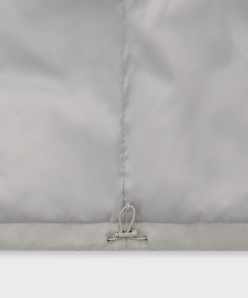 Musinsa Standard Daily Puffer Synthetic Suede Short Padded Jacket [Dusty Cream]