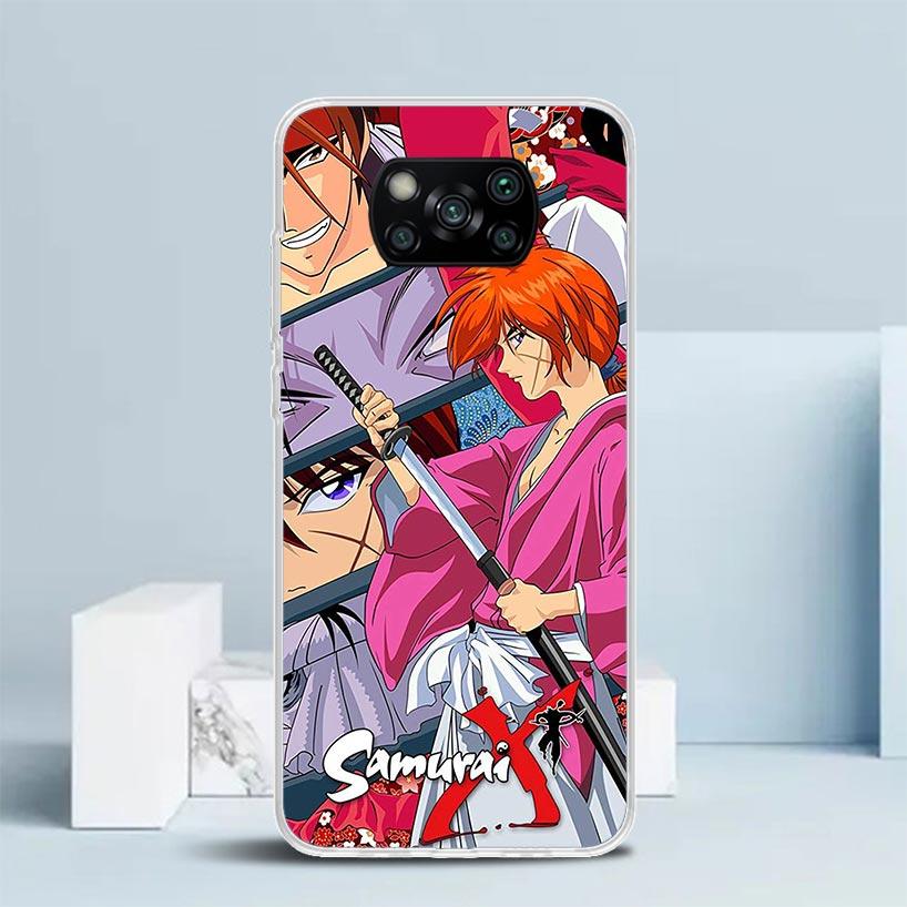 

Rurouni Kenshin Anime Phone Case For Xiaomi Poco F7 Ultra X5 X6 X7 Pro M7 Redmi 15C 15 13C 13 12C 12 10C 10 10A 9 9C 9A 9T Cover Redmi 12