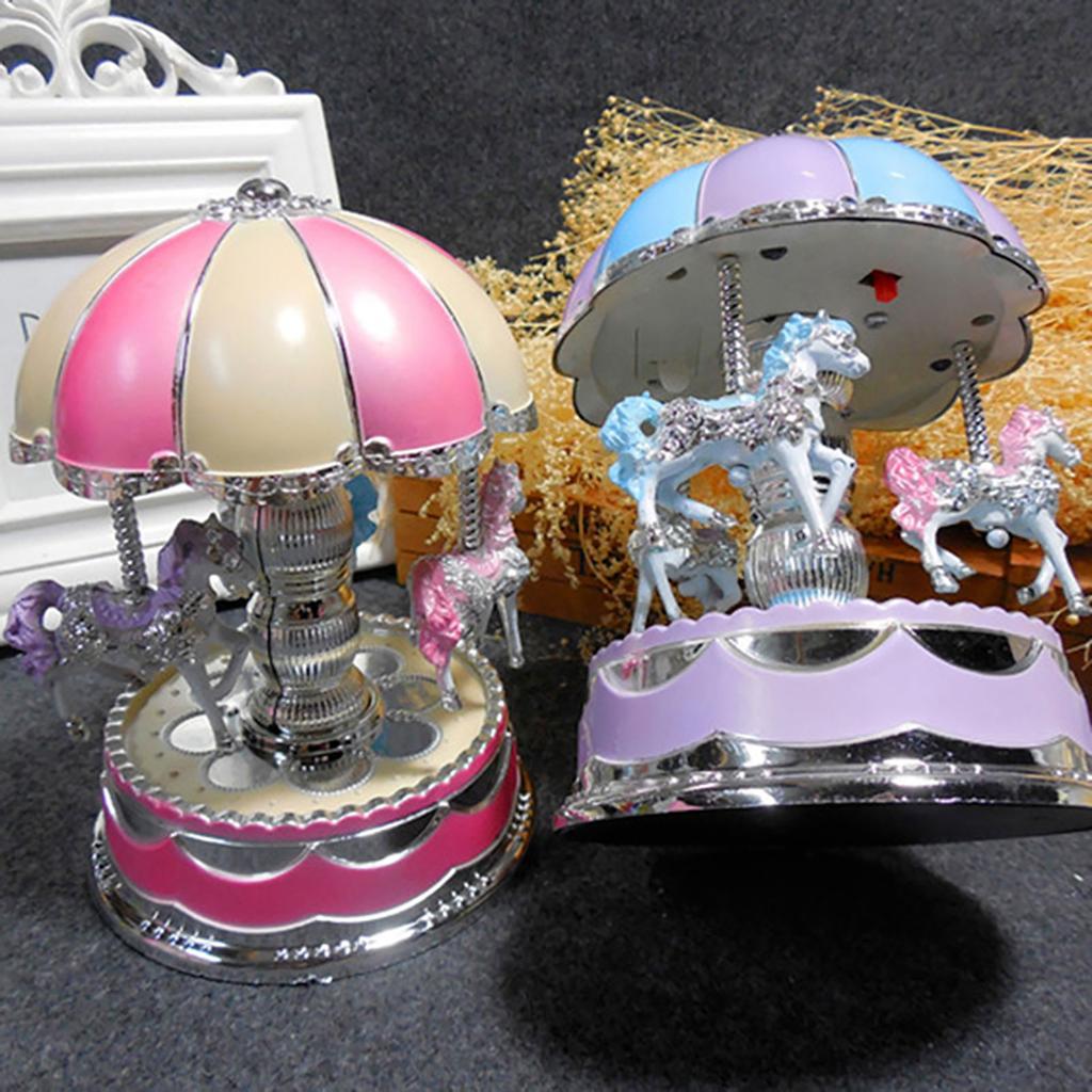 Led Musique Chevaux Dessin Anime Carrousel Boite D Anniversaire Cadeau Ornement Carrousels Boite A Musique Acheter A Prix Bas Livraison Gratuite Avis Reels Avec Des Photos Joom