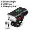 Cycling Light Super Bright Bicycle Front Light Rechargeable Bike Headlight Waterproof Mountain Road Bike Flashlight Bicycle Lamp