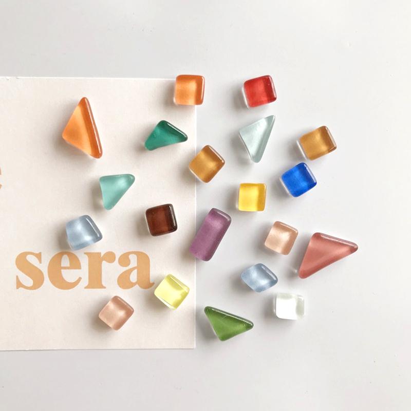 10Pcs/20Pcs Whiteboard Magnet Cartoon Furniture Decoration Sticker Nordic Wind Refrigerator Sticker Cute Decoration Glass