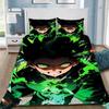 3D-print Anime Hunter X Hunter 2_3 stk Sengesæt Enkelt Twin Fuld Queen King Størrelse Sengesæt Voksen Børneværelse Dynebetræk Sæt