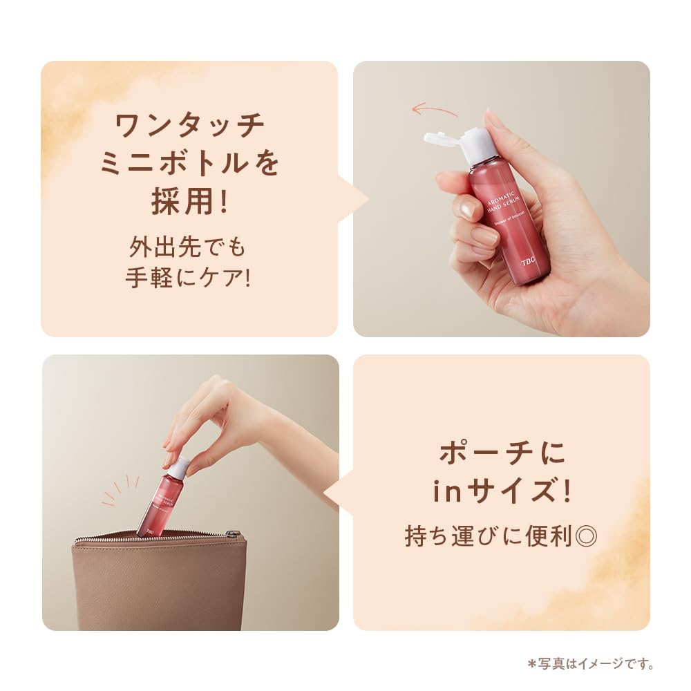 TBC Aromatic Hand Juicy Citron Hand Nail Gift for Women Serum, 28ml, Scent, Non-sticky, Care, Care, Compact,