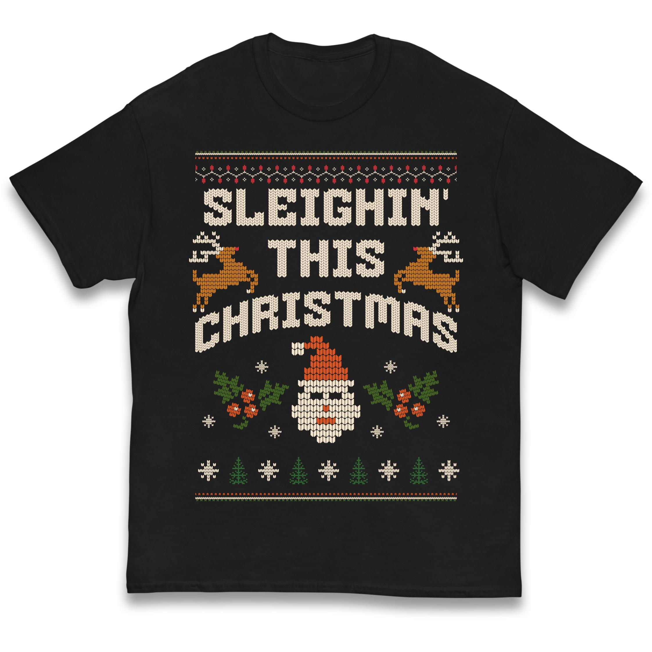 Sleighin This Christmas Kids T-Shirt 130