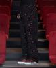 UNALLOYED Floral Jacquard Pants / Black